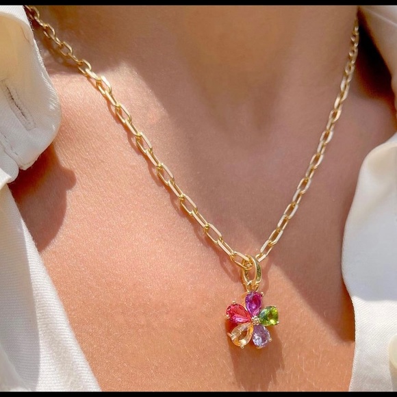 Evil Eye Statement Necklace - Picture 4 of 4